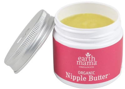 BAIBI WISE Organic Nipple Butter™ | Nipple Cream Safe for Breastfeeding | Postpartum Essentials for Nursing | Non Lanolin Nipple Cream, 2-Fluid Ounce