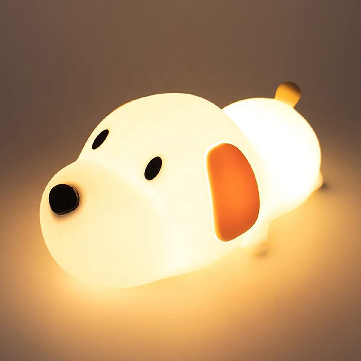 BAIBI WISE Night Light for Kids,Cute Silicone Nursery Slug Lamp for Baby and Toddler,Animal NightLight for Boys and Girls,Fun Squishy Night Lamp for Bedroom,Kawaii Bedside Lamp for Kids Room