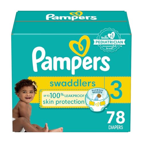 BAIBI WISE Pampers Baby Diapers - Swaddlers - To  Size-8 Multiple Count, Ultra Absorbent Disposable Infant Diaper