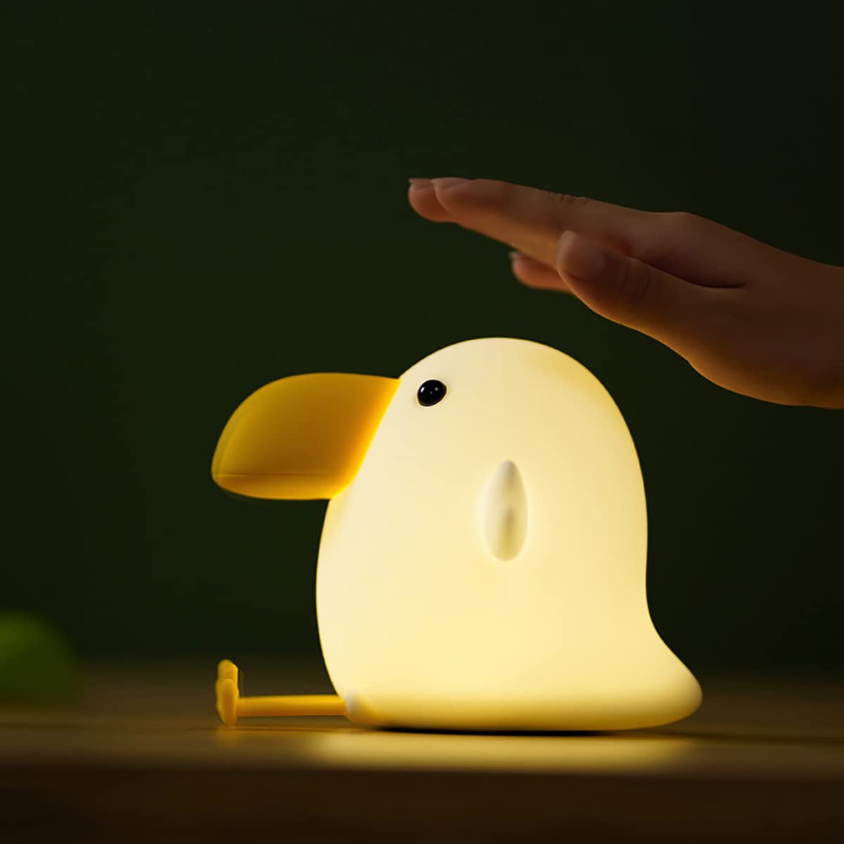 BAIBI WISE Night Light for Kids,Cute Silicone Nursery Slug Lamp for Baby and Toddler,Animal NightLight for Boys and Girls,Fun Squishy Night Lamp for Bedroom,Kawaii Bedside Lamp for Kids Room