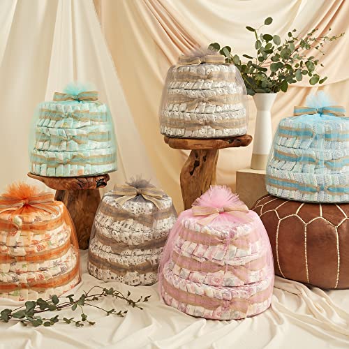 BAIBI WISE The Honest Company Diaper Cake | Clean Conscious Diapers, Baby Personal Care, Plant-Based Wipes | Above it All | Regular, Size 1 (8-14 lbs), 35 Count