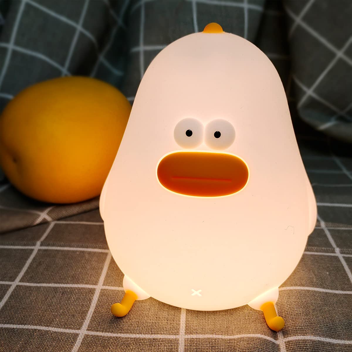 BAIBI WISE Night Light for Kids,Cute Silicone Nursery Slug Lamp for Baby and Toddler,Animal NightLight for Boys and Girls,Fun Squishy Night Lamp for Bedroom,Kawaii Bedside Lamp for Kids Room