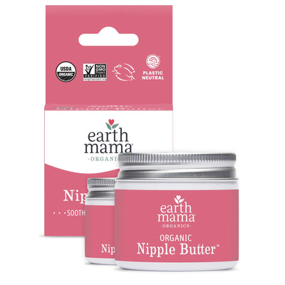 BAIBI WISE Organic Nipple Butter™ | Nipple Cream Safe for Breastfeeding | Postpartum Essentials for Nursing | Non Lanolin Nipple Cream, 2-Fluid Ounce