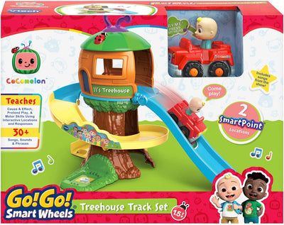 Baibi Wise: by CoCoMelon Go! Go! Smart Wheels Treehouse Track Set