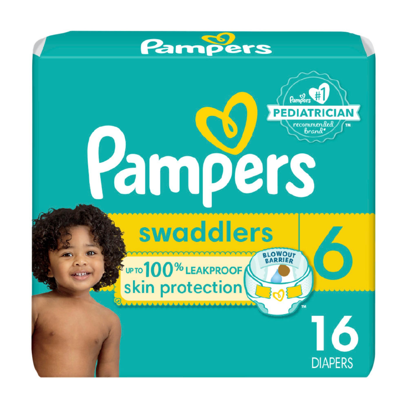 BAIBI WISE Pampers Baby Diapers - Swaddlers - To  Size-8 Multiple Count, Ultra Absorbent Disposable Infant Diaper