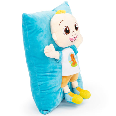 Baibi Wise Jay Franco by CoComelon JJ 3D Snuggle Plush Pillow - Super Soft Blue Pillow - Measures 15 Inches