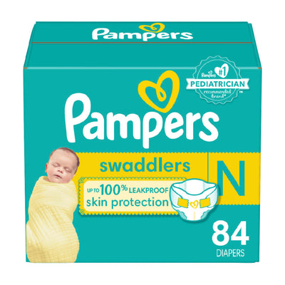 BAIBI WISE Pampers Baby Diapers - Swaddlers - To  Size-8 Multiple Count, Ultra Absorbent Disposable Infant Diaper