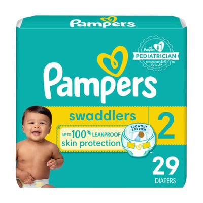 BAIBI WISE Pampers Baby Diapers - Swaddlers - To  Size-8 Multiple Count, Ultra Absorbent Disposable Infant Diaper