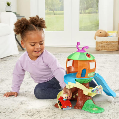 Baibi Wise: by CoCoMelon Go! Go! Smart Wheels Treehouse Track Set