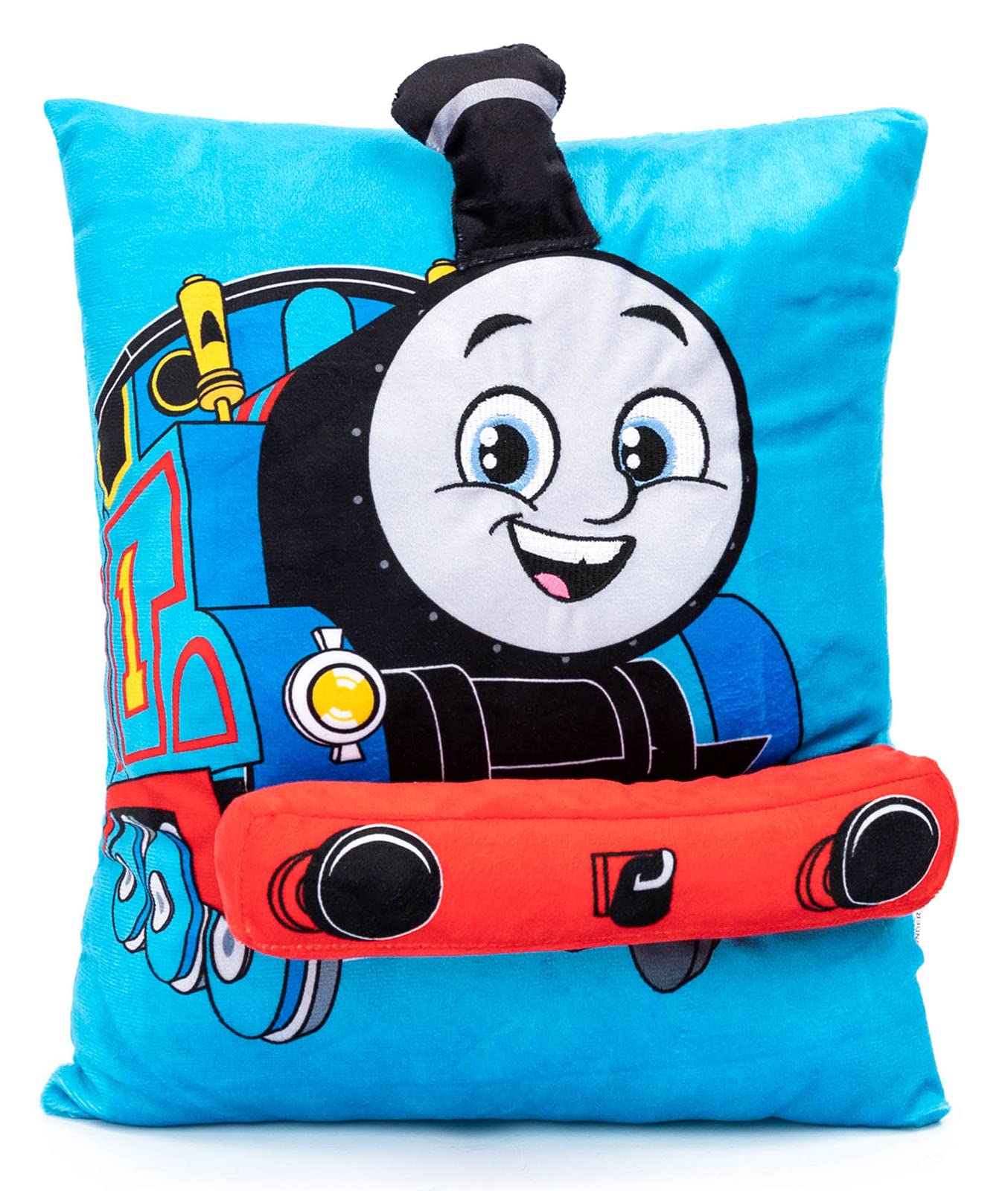 Baibi Wise Jay Franco by CoComelon JJ 3D Snuggle Plush Pillow - Super Soft Blue Pillow - Measures 15 Inches