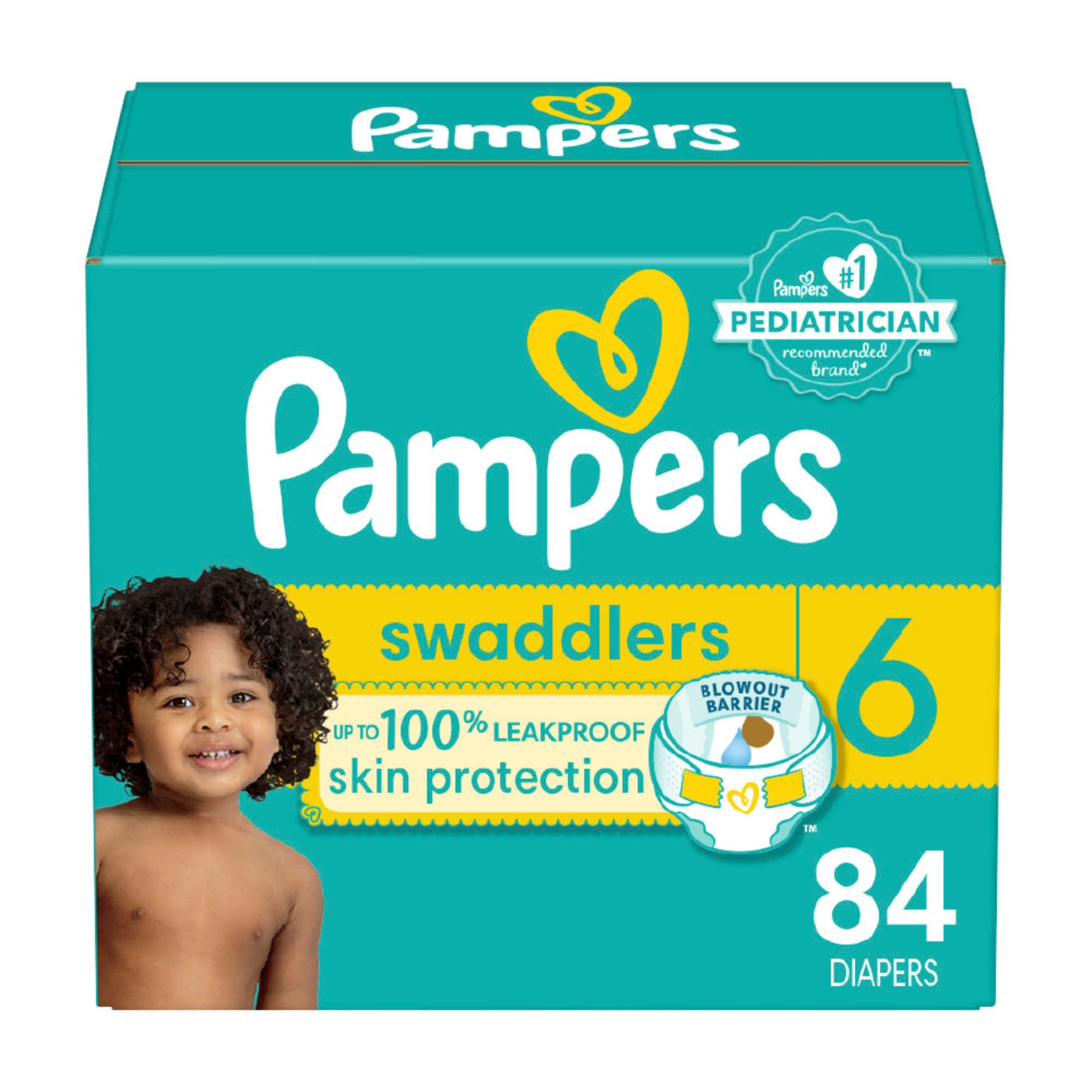 BAIBI WISE Pampers Baby Diapers - Swaddlers - To  Size-8 Multiple Count, Ultra Absorbent Disposable Infant Diaper