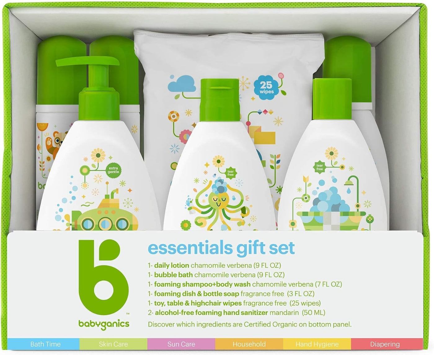 Baibi Wise Babyganics Hero Essentials Gift, Packaging May Vary