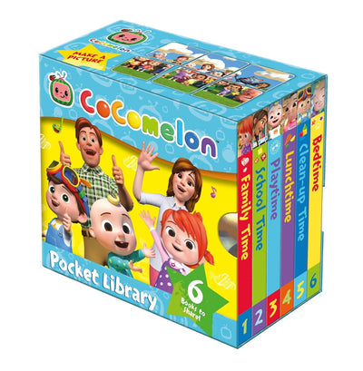 Baibi Wise Official CoComelon Pocket Library: 6 little books about JJ, his family and friends – perfect for pre-schoolers!