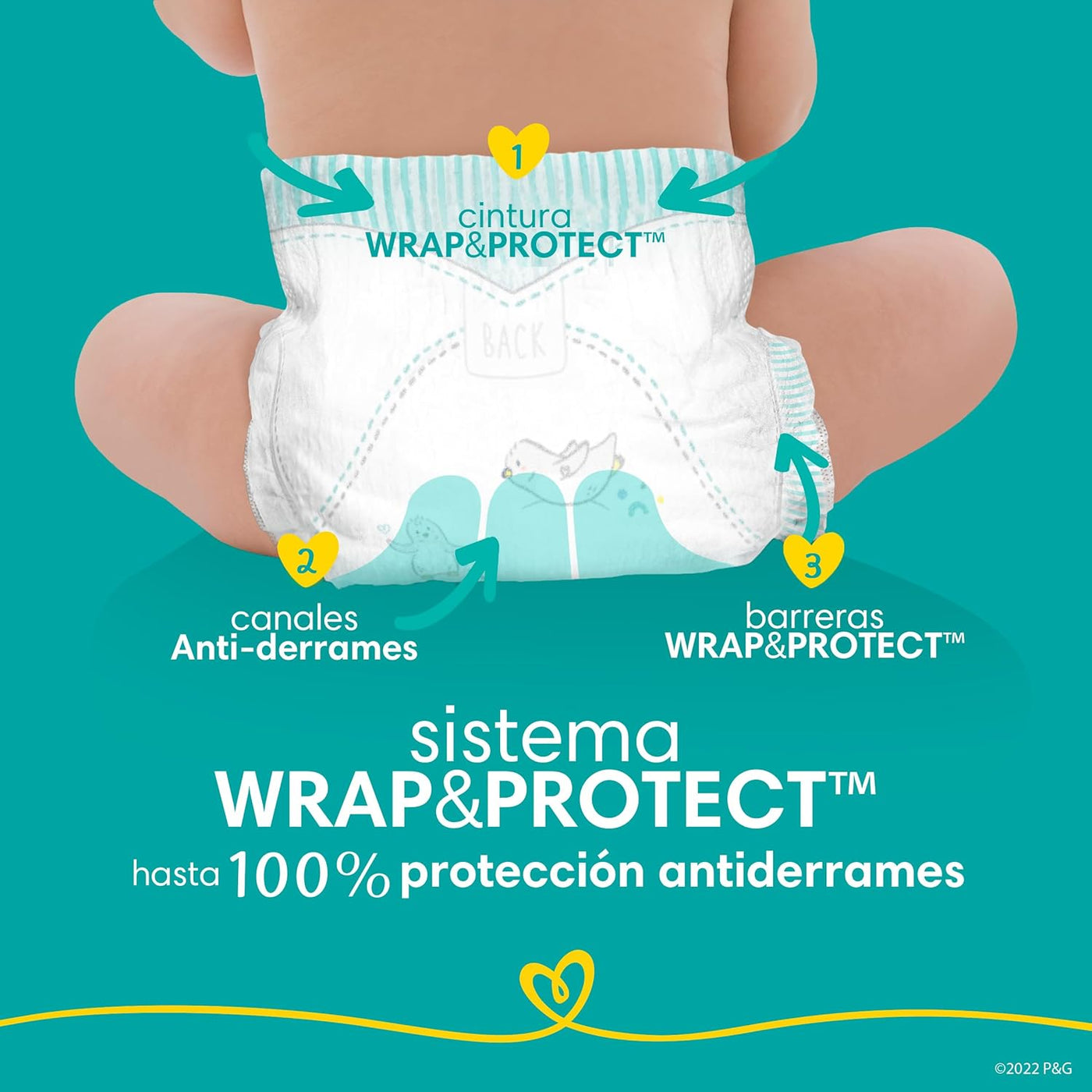 Baibi Wise Pampers Swaddlers Diapers - Size 2, 29 Count, Ultra Soft Disposable Baby Diapers (Pack of 2)