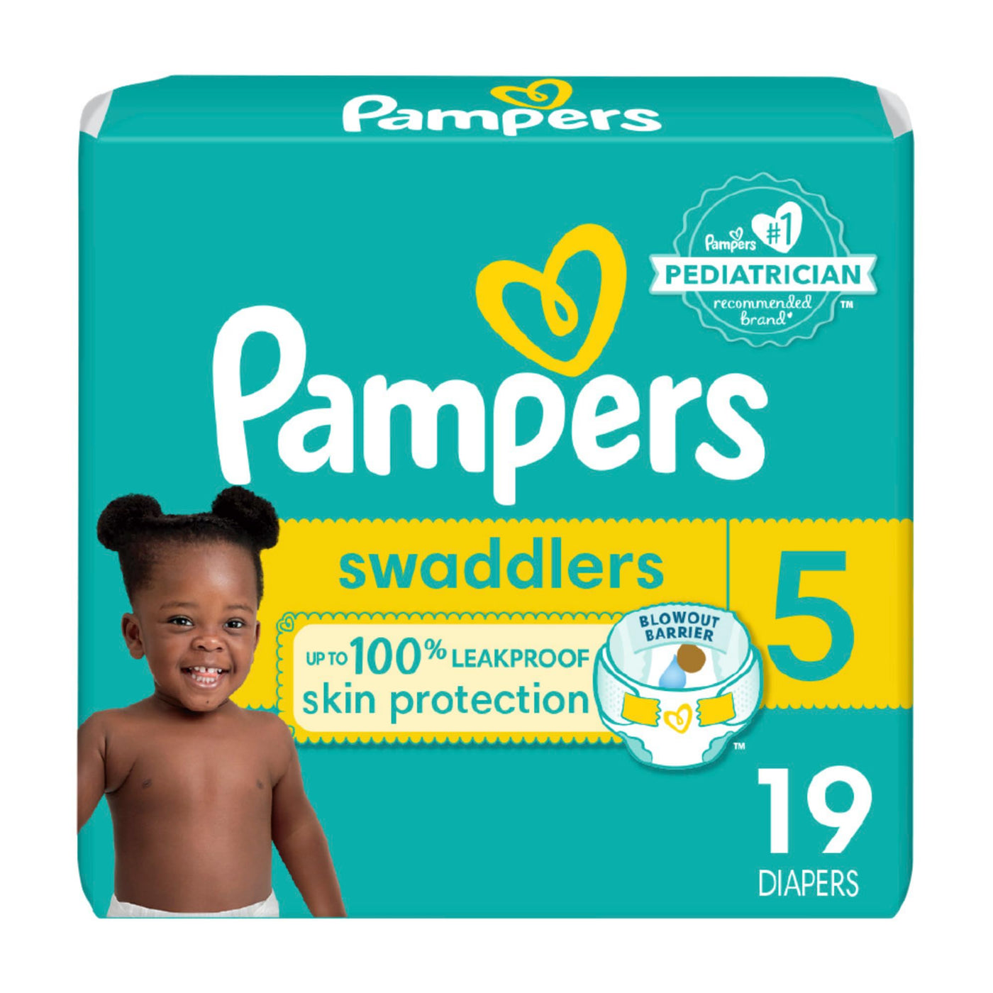 BAIBI WISE Pampers Baby Diapers - Swaddlers - To  Size-8 Multiple Count, Ultra Absorbent Disposable Infant Diaper