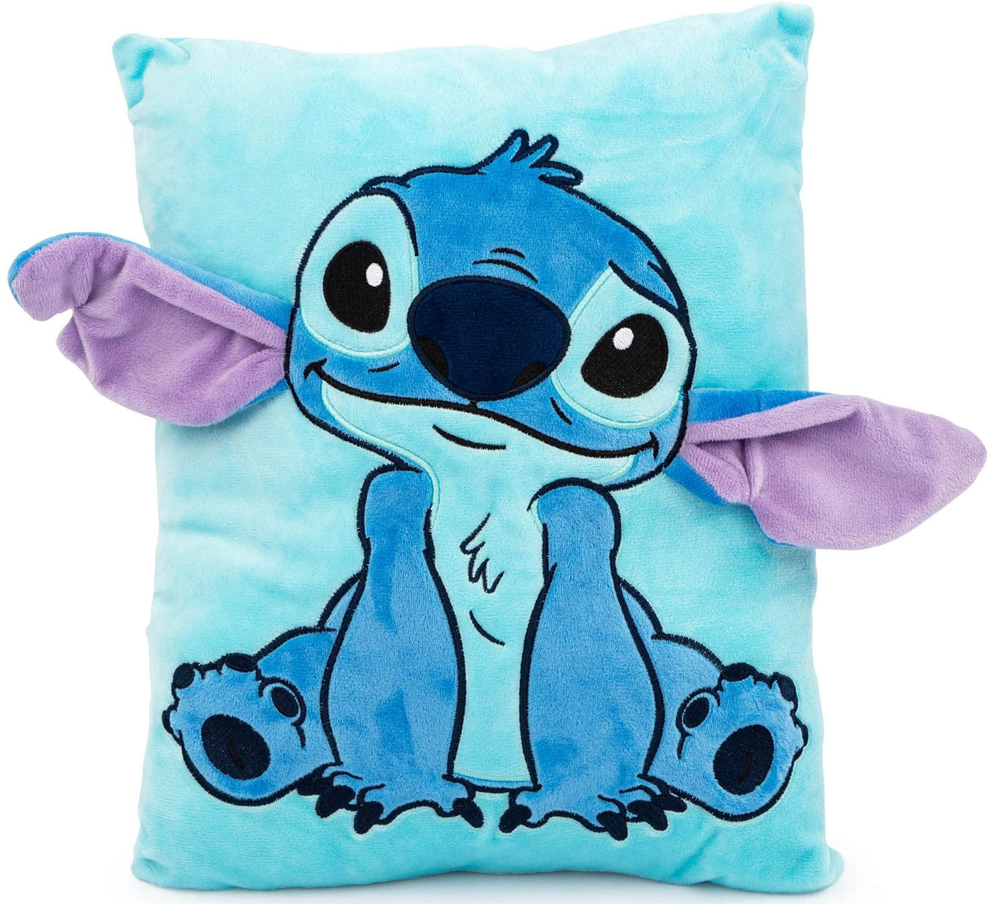 Baibi Wise Jay Franco by CoComelon JJ 3D Snuggle Plush Pillow - Super Soft Blue Pillow - Measures 15 Inches