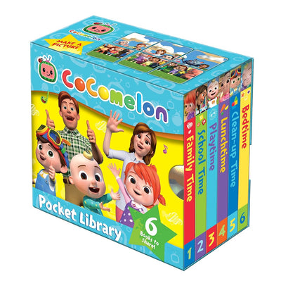 Baibi Wise Official CoComelon Pocket Library: 6 little books about JJ, his family and friends – perfect for pre-schoolers!