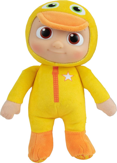 BAIBI WISE by CoComelon 8" JJ Plush Toy, Ducky Onsie - Officially Licensed - Soft Stuffed Animal J.J. Duck Doll for Toddlers & Preschoolers - Gift for Kids, Boys & Girls Ages 1-3 - 8 Inches