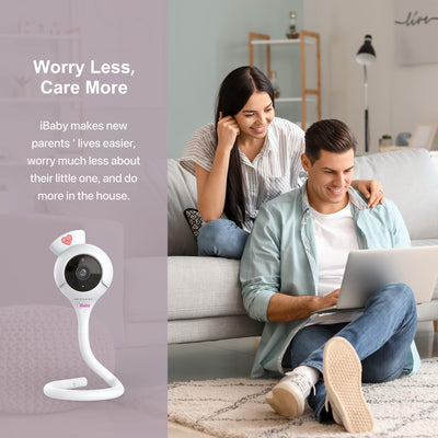 Baibi Wise Baby Breathing Monitor - with Camera and Audio, Tracking Baby's Breathing, Sleeping, Movement. i2 Wi-Fi Video Baby Monitor, Contactless, Work with Smartphone.