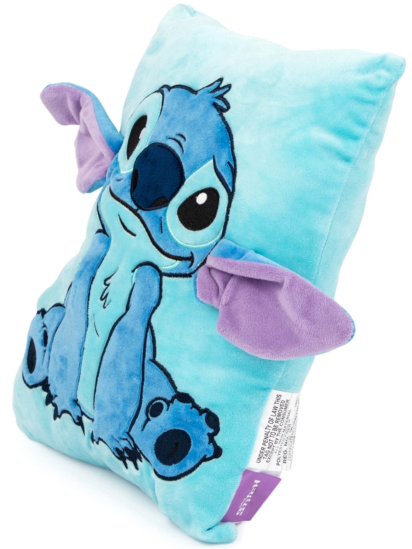 Baibi Wise Jay Franco by CoComelon JJ 3D Snuggle Plush Pillow - Super Soft Blue Pillow - Measures 15 Inches