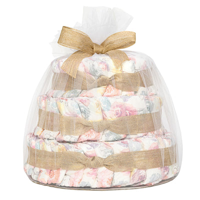 BAIBI WISE The Honest Company Diaper Cake | Clean Conscious Diapers, Baby Personal Care, Plant-Based Wipes | Above it All | Regular, Size 1 (8-14 lbs), 35 Count